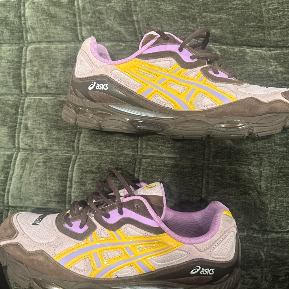 ASICS × PLEASURES GEL-Kayano 14 – Lavender / Yellow / Brown
